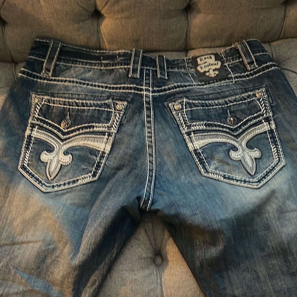 Rock revival men jeans